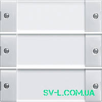 Комплект клавіш, 3 шт. Gira 213303 прозорий білий