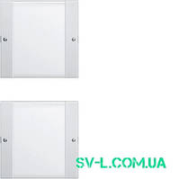 Комплект клавіш, 2 шт. Gira 213203 прозорий білий