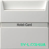 Картковий вимикач Gira 014027 білий матовий