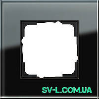 Рамка 1 пост Gira Esprit 021105 чорне скло.