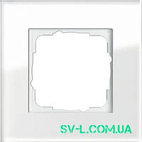 Рамка 1 пост Gira Esprit 021112 біле скло.