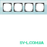 Рамка 4 поста Gira Esprit 021418 салатова скло.