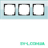 Рамка 3 поста Gira Esprit 021318 салатова скло.