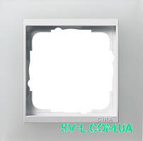 Рамка 1 пост чисто біла Gira Event Opaque 0211334 білий матовий.