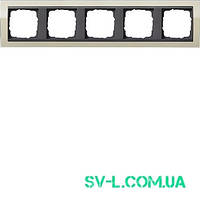 Рамка 5 постів антрацит Gira Event 0215778 пісочний.