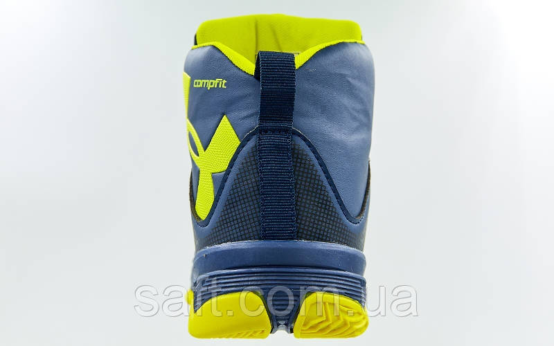 Обувь для баскетбола мужская Under Armour (41-45) (PU, темно-синий-желтый) - фото 8 - id-p985075099