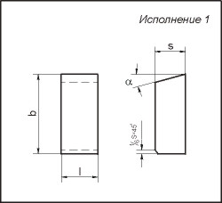 Пластини для відрізних і прорізних різців (ГОСТ 17163-90)