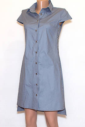 Молодежная рубашка платье  (42-48), фото 2