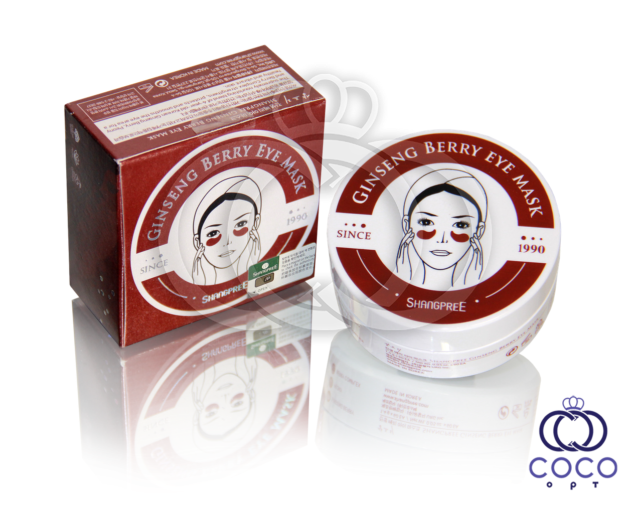 Гідрогелеві патчі Shangpree Ginseng Berry Eye Mask c женьшенем