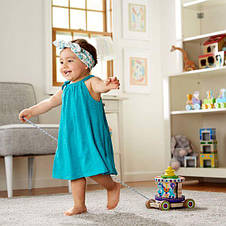 Перша дерев'яна іграшка Карусель Melissa&Doug, фото 3