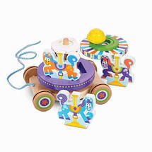 Перша дерев'яна іграшка Карусель Melissa&Doug, фото 5
