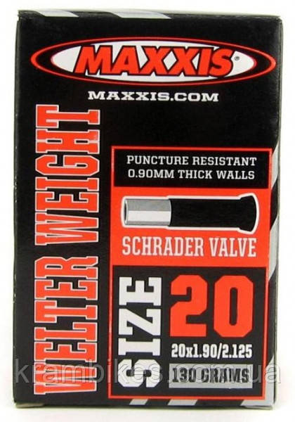 Камера вело Maxxis Welter Weight 20x1,9/2,125 AV