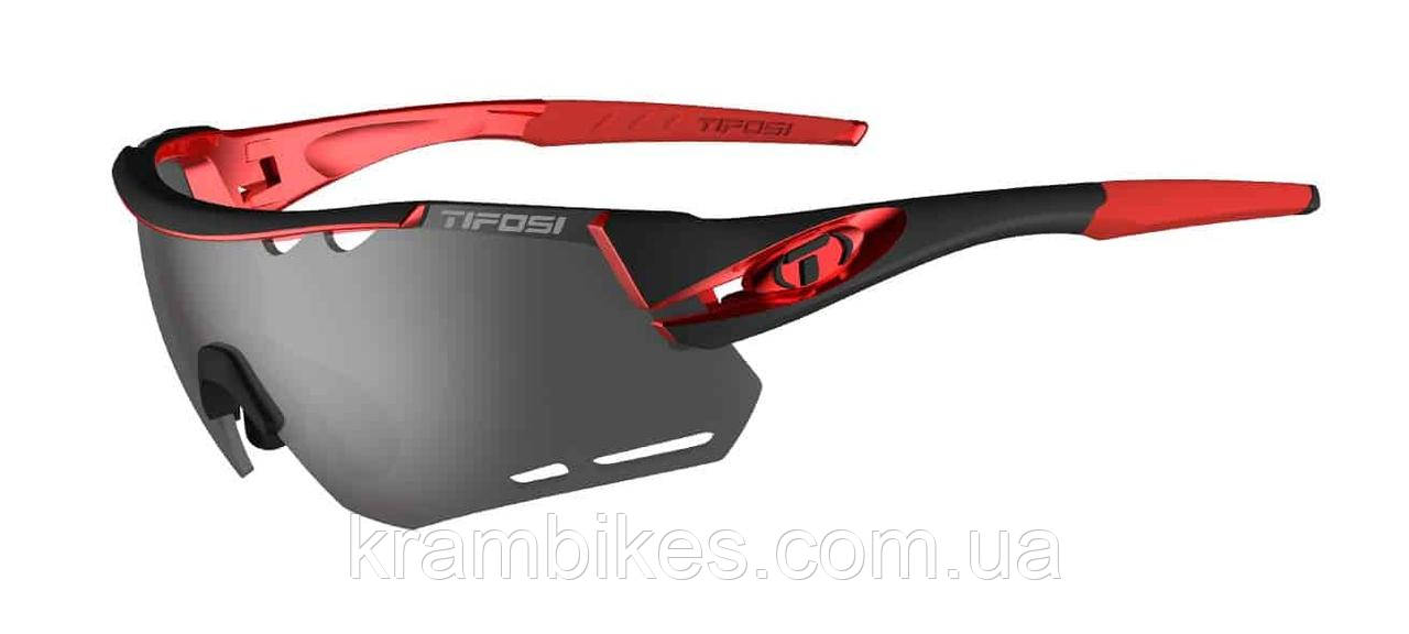 Окуляри велосипедні Tifosi  Alliant Black/Red з лінзами Smoke/ AC Red /Clear