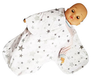 Дитяча пелюшка-кокон для новонароджених з бязі 3-6 міс. ТМ Лежебока, фото 2