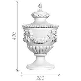 Ваза з бетону