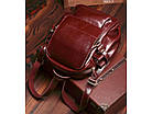 Червоний жіночий шкіряний рюкзак Grays, фото 3