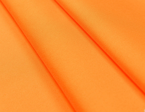 Сатин (хлопкова тканина) яскравий оранжевий однотон