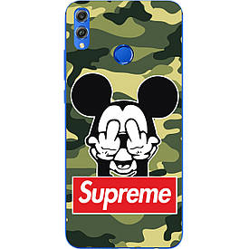 Чохол силіконовий з картинкою для Huawei Honor 8x Supreme Міккі