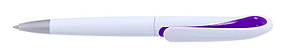 Ручка ber1011A пластикова, фіолетова, від 100 шт