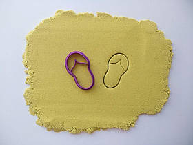 3D-формочки-вирубки для пряників "Шльопанці/в'єтнамки"