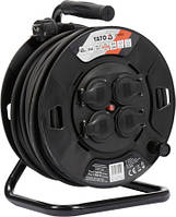 Подовжувач мережевий на котушці 3-х жильний YATO YT-81054 (Польща)