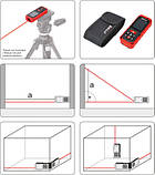 Далекомір лазерний 0.2-60 м 10 режимів YATO YT-73127 (Польща), фото 6