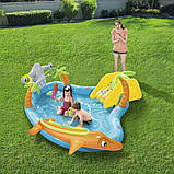 ✅Надувний ігровий центр Bestway 53067 «Морські мешканці», 280 х 257 х 87 см, з кульками, фото 2