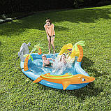 ✅Надувний ігровий центр Bestway 53067 «Морські мешканці», 280 х 257 х 87 см, з кульками, фото 3