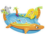 ✅Надувний ігровий центр Bestway 53067 «Морські мешканці», 280 х 257 х 87 см, з кульками, фото 4