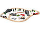 Дерев'яна залізниця 70 елементів PlayTive (Brio, Hape, Viga Toys, Ikea Lillabo, Edwone, Doris), фото 4