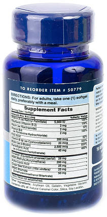 Puritan's Pride Hair Skin and Nails One Per Day Formula 30 Softgеls, фото 3