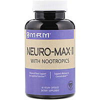 MRM, Neuro-Max II, 60 капсул веганских