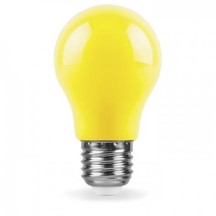 LED Лампа Feron LB375 3W E27 жовта, фото 2