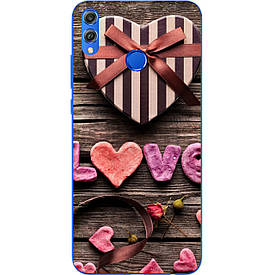 Чохол з картинкою силіконовий для Huawei Honor 8x Визнання