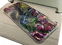 Чохол для Huawei Y7 2019, Y7 pro 2019 накладка на бампер протиударний gelius Flowers, фото 4