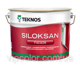 TEKNOS SILOKSAN FACADE Матова фарба для зовнішніх робіт 2,7 л База 3, фото 1