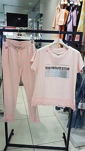 Жіночий бавовняний костюм RAW