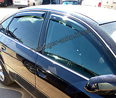 Вітровики, дефлектори вікон Audi A6 2004-2011 sed кузов (C6) (HIC)