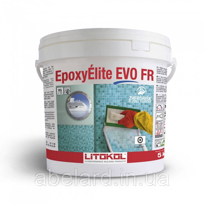 Епоксидна затирка EpoxyElite EVO FR Bianco Аssoluto,5кг, фото 1