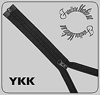 Молния витая YKK №7 длина 50 см черного цвета №580