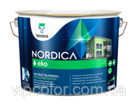 TEKNOS NORDICA EKO Глянсова фарба для дерев'яних поверхонь 9л База 1, фото 1