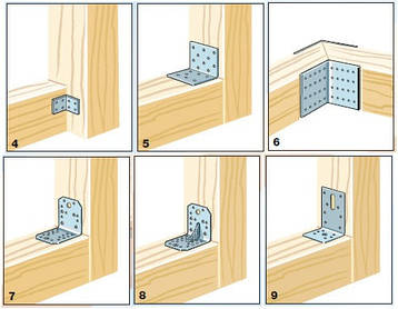 Перфорований кріпильні куточки і пластини.