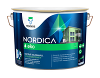 TEKNOS NORDICA EKO Глянцевая краска для наружных работ 9л База 3