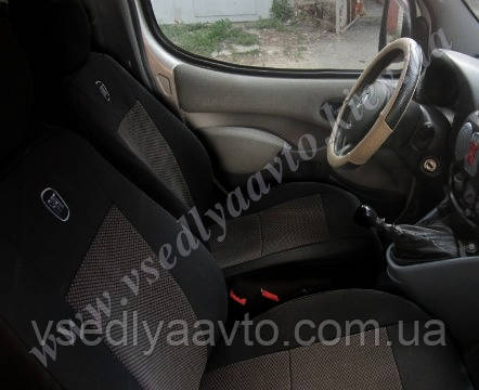 Авточохли FIAT Doblo з 2010 р. 1/3 спини та сидіння