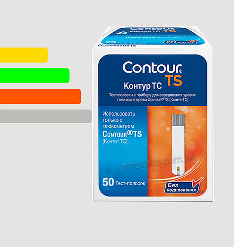 Тест-полоски Contour TS - Контур ТС тест полоски 50 шт (ID#159324893 ...