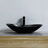 Чорна матова раковина REA Royal Black Mat 61.5 см, фото 5