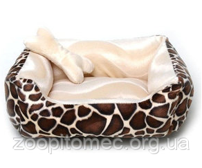 Лежанка для собак і кішок хутряна Чарлі 2 Хутряна, 36*48*16 см, фото 1