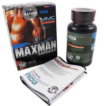 Maxman II МаксМен 2 — СУПЕР препарат для потенції та уреплення здоров'я 60 капсул