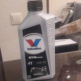 Мотоциклетне масло 10w-40 синтетичне VALVOLINE SYNPOWER 4T SAE 10W-40 ( 1 літр)