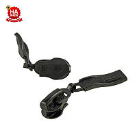 Блискавка бігунок нейлон No5 Капрон. Застібка блискавка (хвиля No5) Блек нікель (100 шт.)